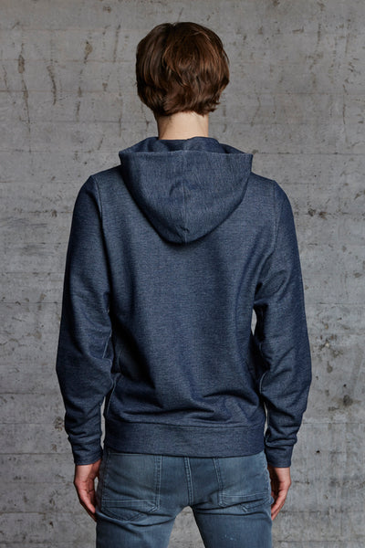 organic oversized hooded sweater with ton sur ton embroidery, nwm 15.8