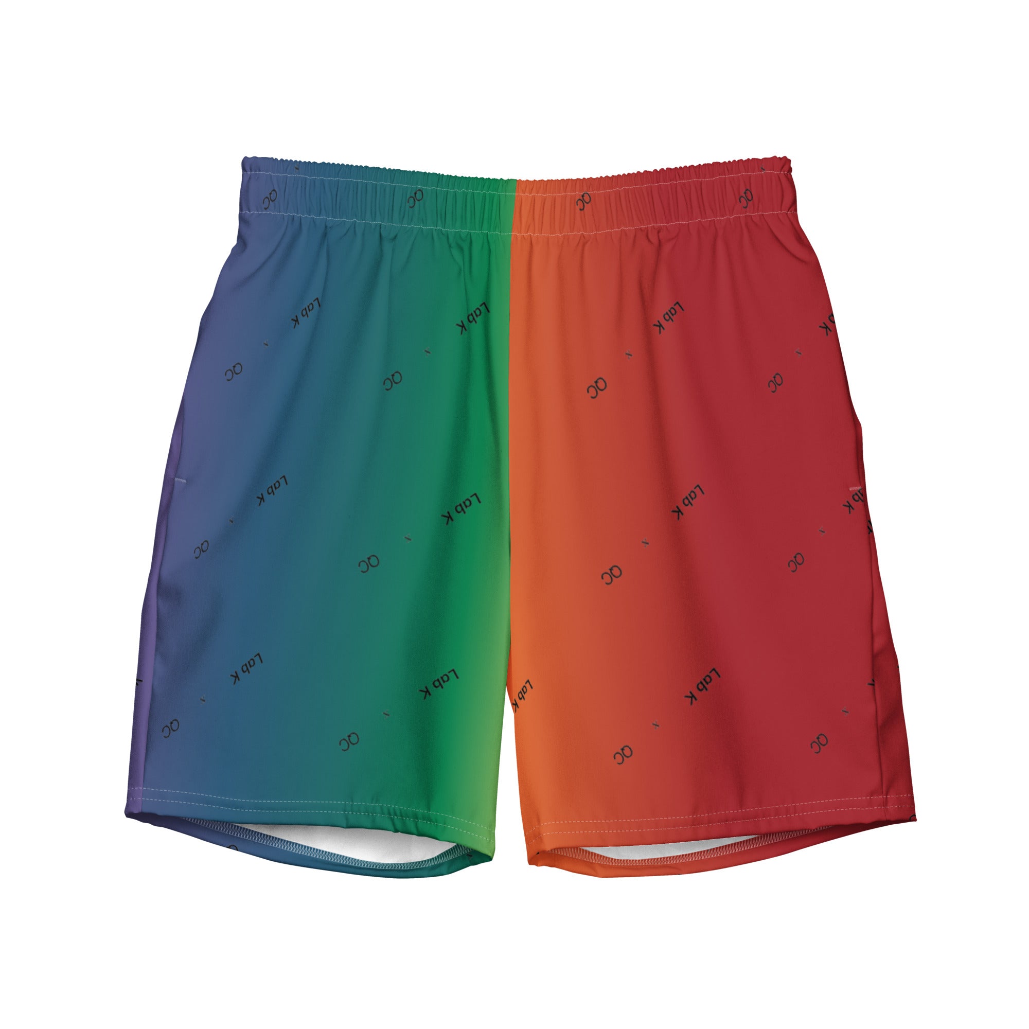 QueerCurrents x Lab K Multi Colour gradient swim short