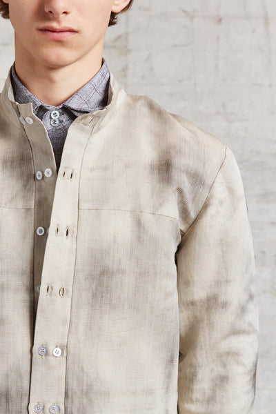 band collar shirt with double row buttons, ssfw 162