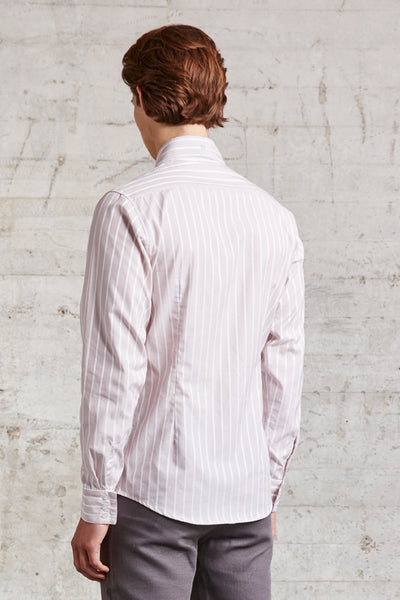 tailored fit shirt with 3D Peter Pan collar made from the finest Italian cotton