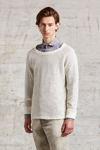 crewneck knitted sweater with 2x2 rib finishing, ssfw 151 b